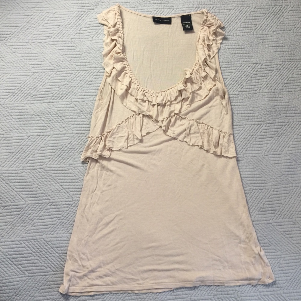 3 for $25 New York & Co Ruffle Tank